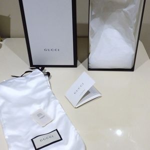 GUCCI Shoe Box & Shopping Bag , 2 dust bags